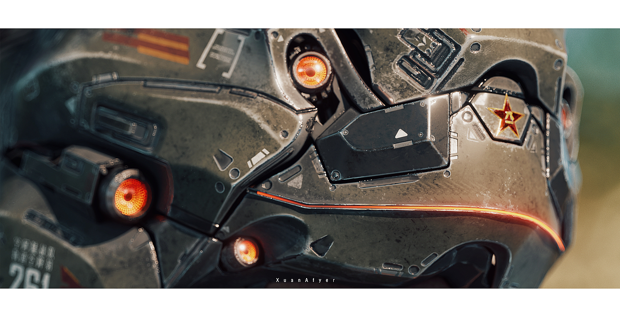 空间陆战队-机甲小队次世代概念设计建模