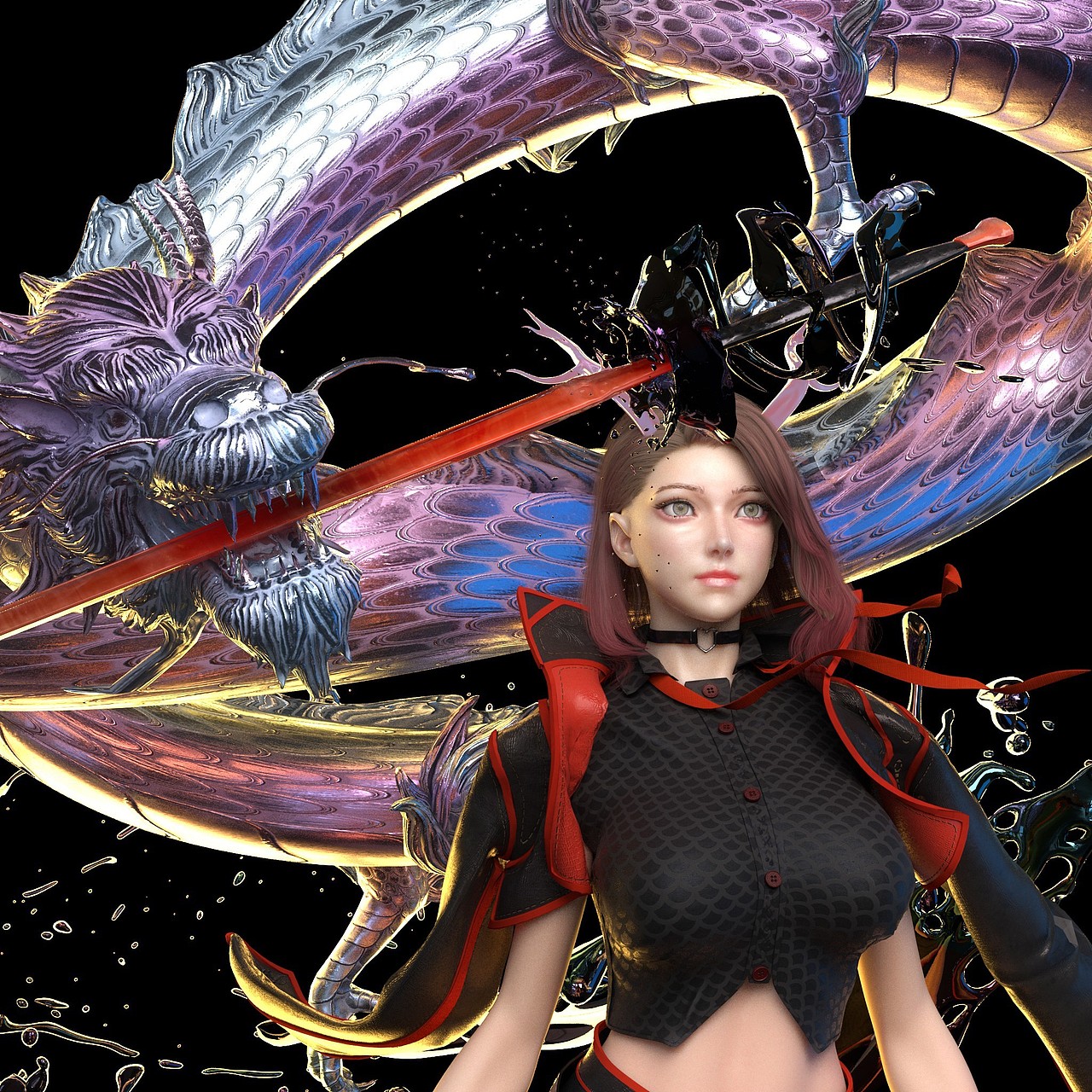 云普集VIP学员作品《龙女》