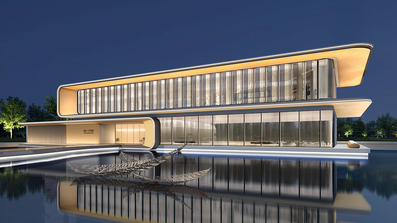 光环境设计效果图 夜景亮化（图ZMzI4Nzg3MzMy） - 景观设计 - 站酷设计师天才少女王铁锤原创素材 - 站酷ZCOOL