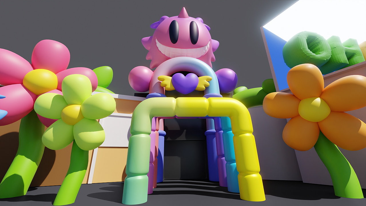 潮流艺术潮玩IP设计-奇异角（异角龙）