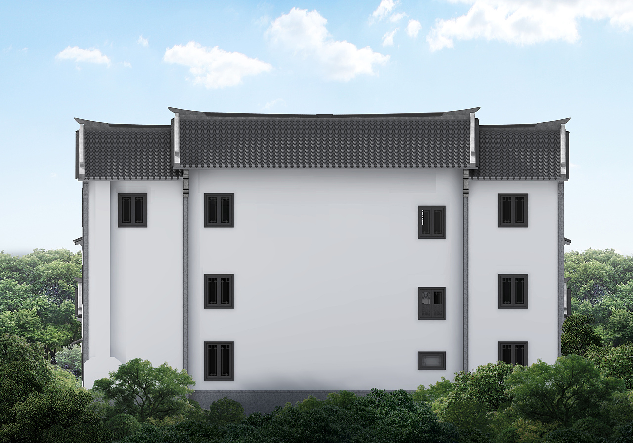 乡村自建房（图ZMzAwMzQwODAw） - 建筑设计 - 站酷设计师H15914308578原创素材 - 站酷ZCOOL
