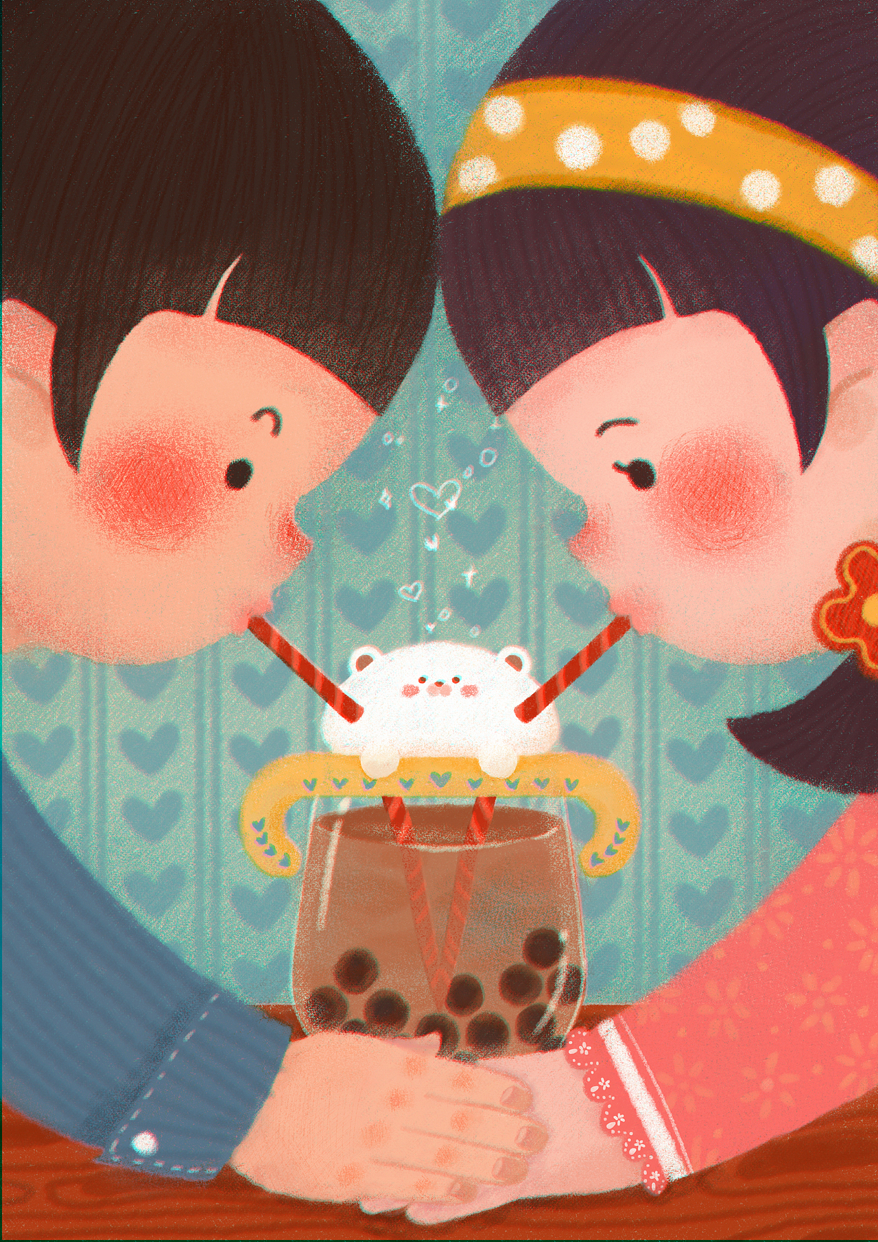 一组童话系列儿插