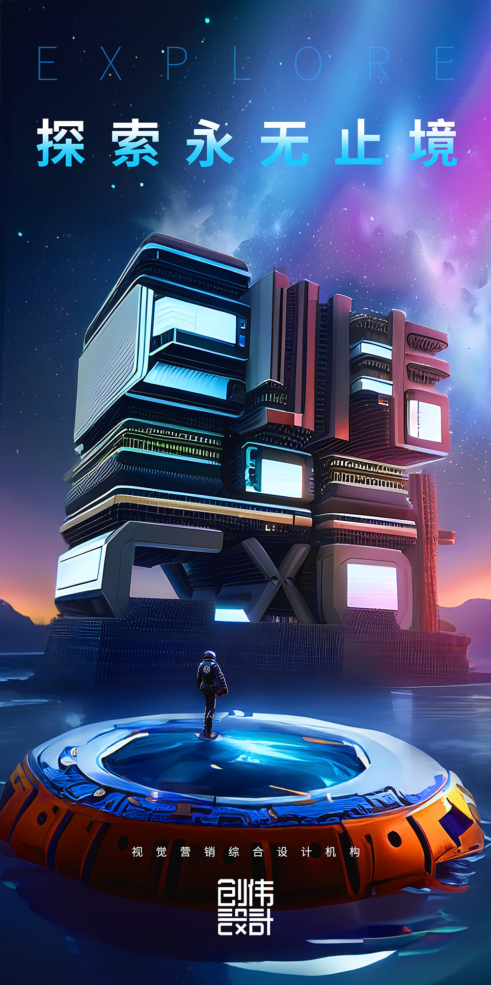 创伟设计LOGO字体海报设计