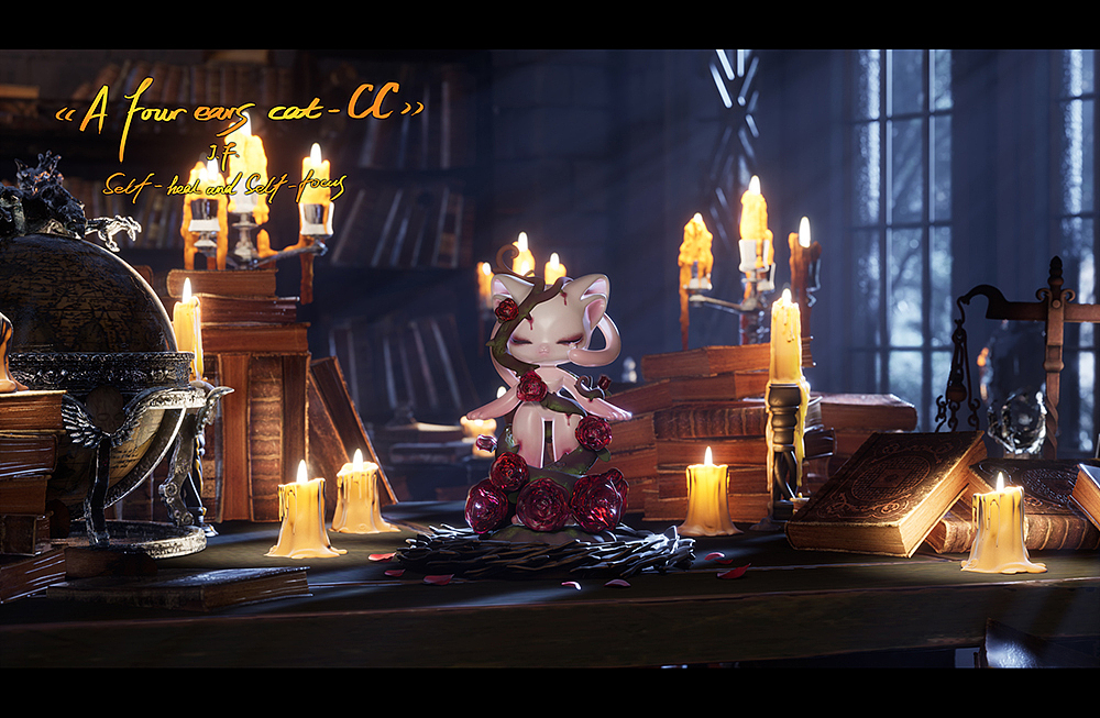 《四耳猫CC》系列之一 玫瑰与刺