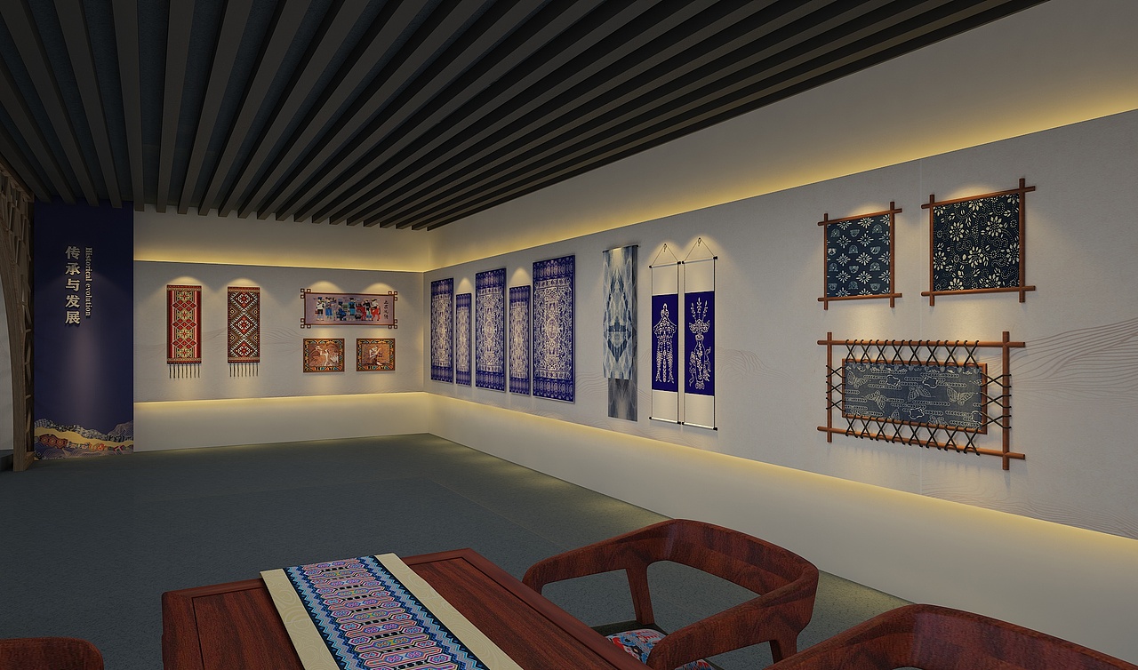 展厅展示博物馆布衣展厅民族展厅（图ZMzQ4OTQwNTU2） - 场景 - 站酷设计师fadahou88原创素材 - 站酷ZCOOL
