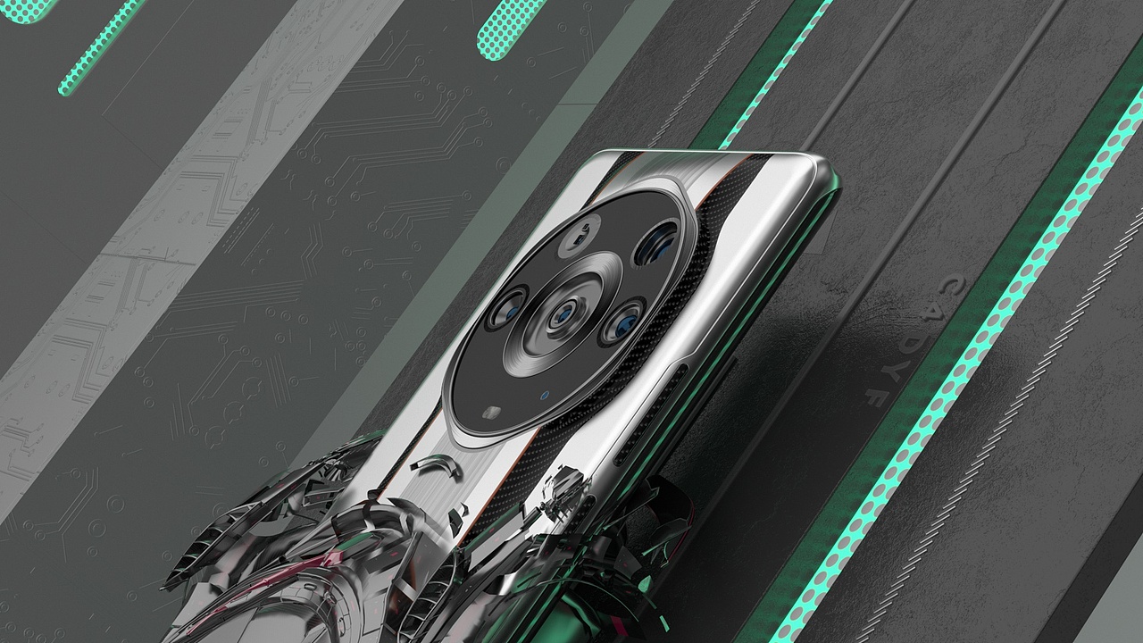 C4D动态产品视频（练习六）-HUAWEI手机