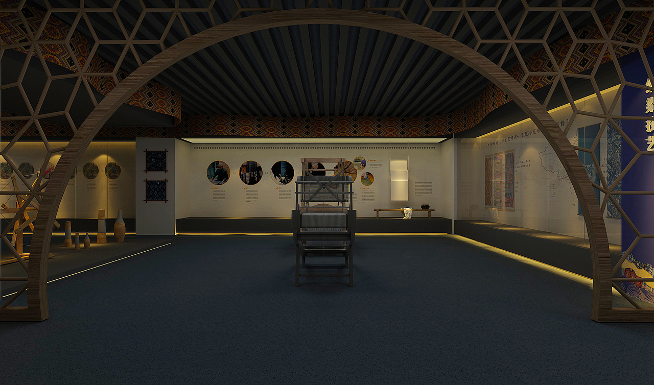 展厅展示博物馆布衣展厅民族展厅（图ZMzQ4OTQwNTA0） - 场景 - 站酷设计师fadahou88原创素材 - 站酷ZCOOL