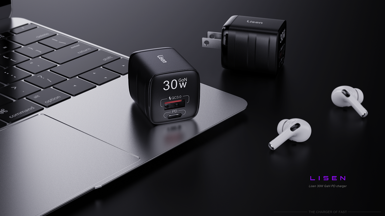 LISEN 30W A+C GaN PD CHARGER (PRIME FAST)