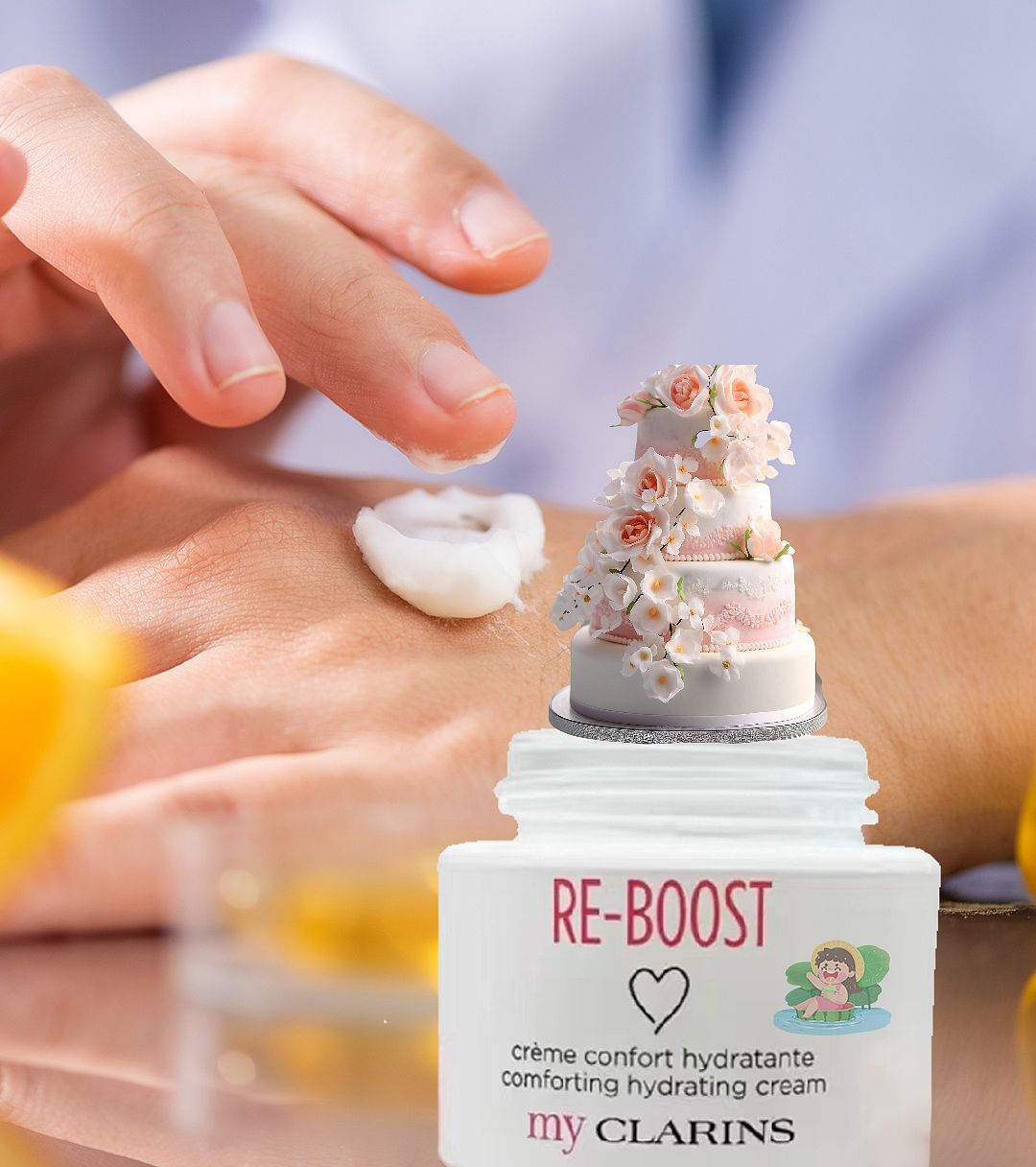 #好食肌长绽放#@my CLARINS @站酷-空瓶改造变废为宝