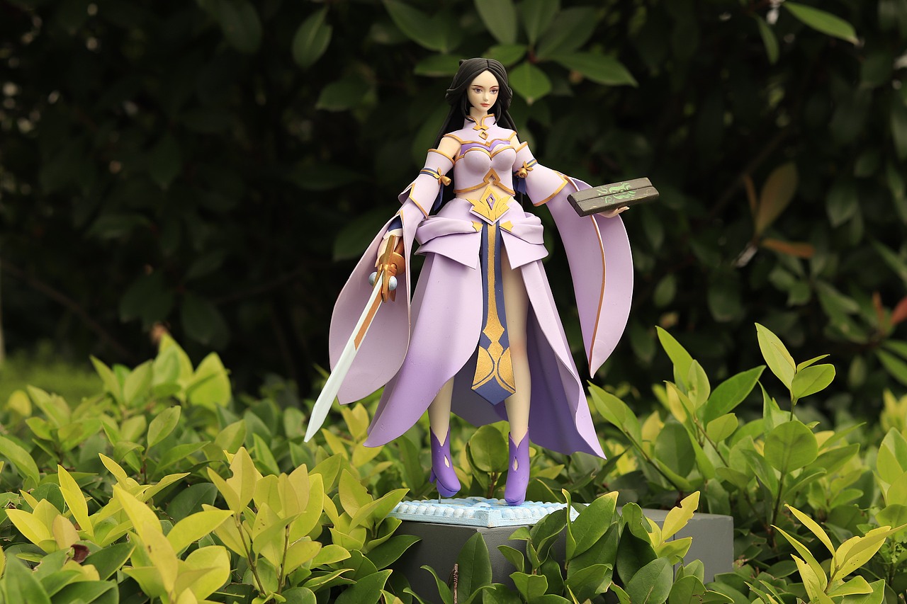 超轻粘土自制手办 紫霞仙子（王者荣耀露娜）