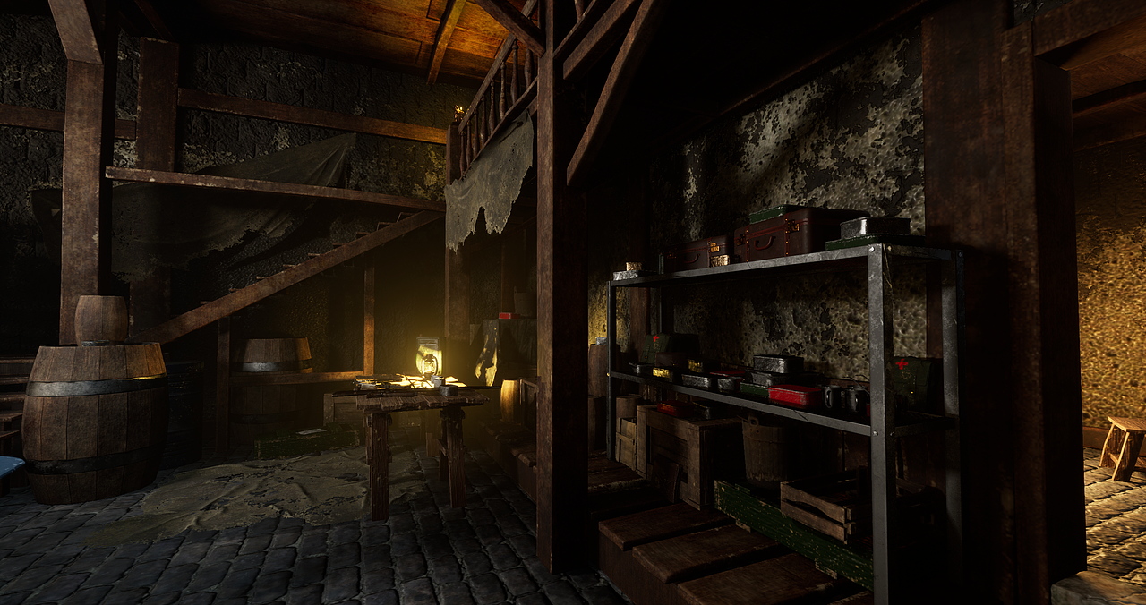 蒸汽朋克风格的小屋