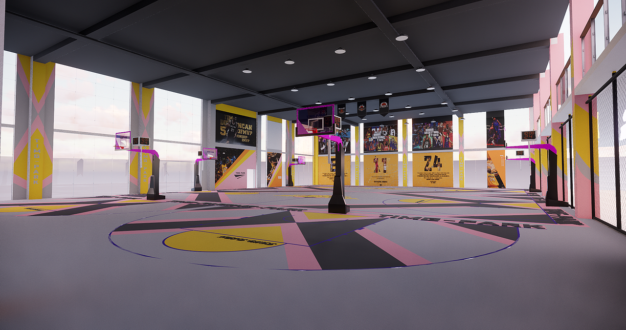 一些篮球馆设计方案