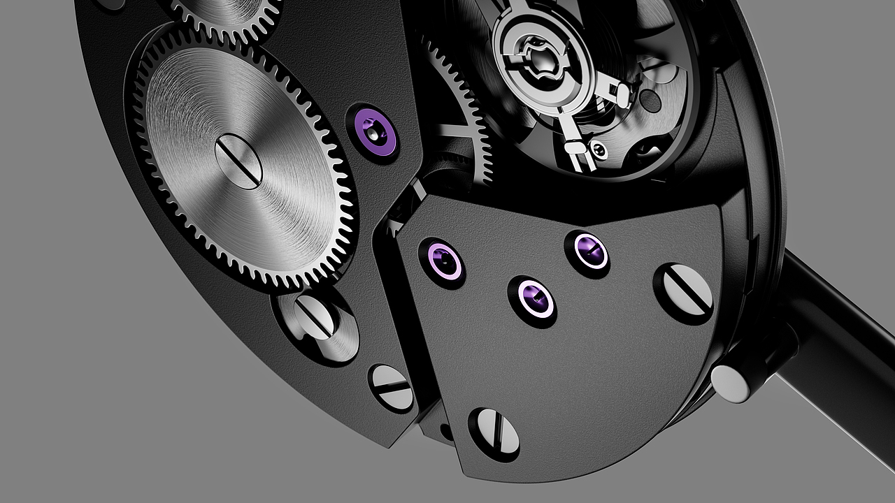 手表机芯渲染表现