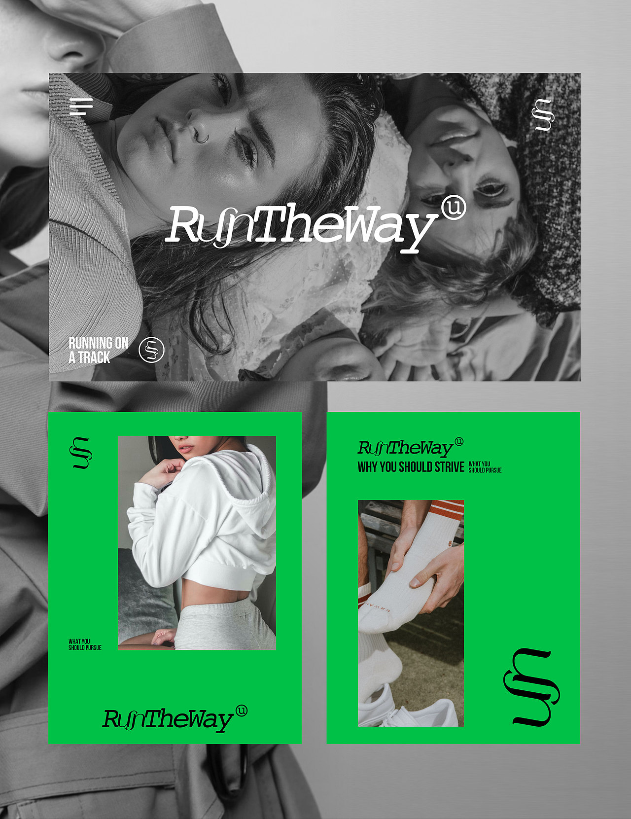 RUNTHEWAY服饰品牌设计-Clothing brand design