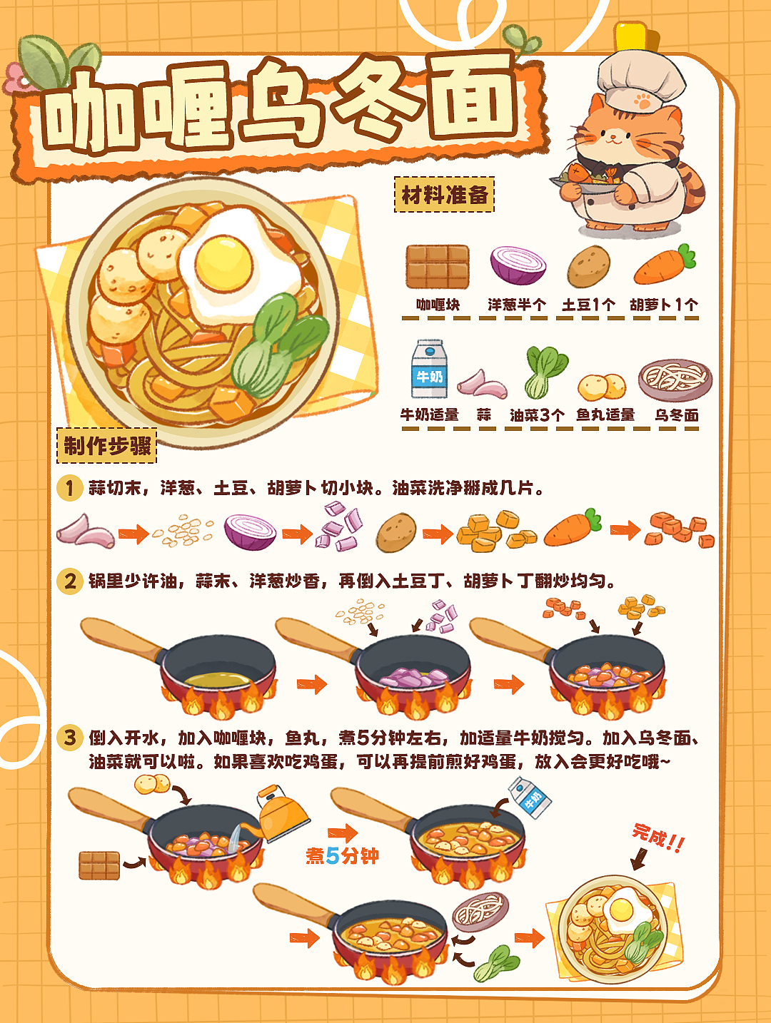 手绘菜谱合集（图ZMzYzMzc5NzQw） - 商业插画 - 站酷设计师鱼丸粗面13769原创素材 - 站酷ZCOOL