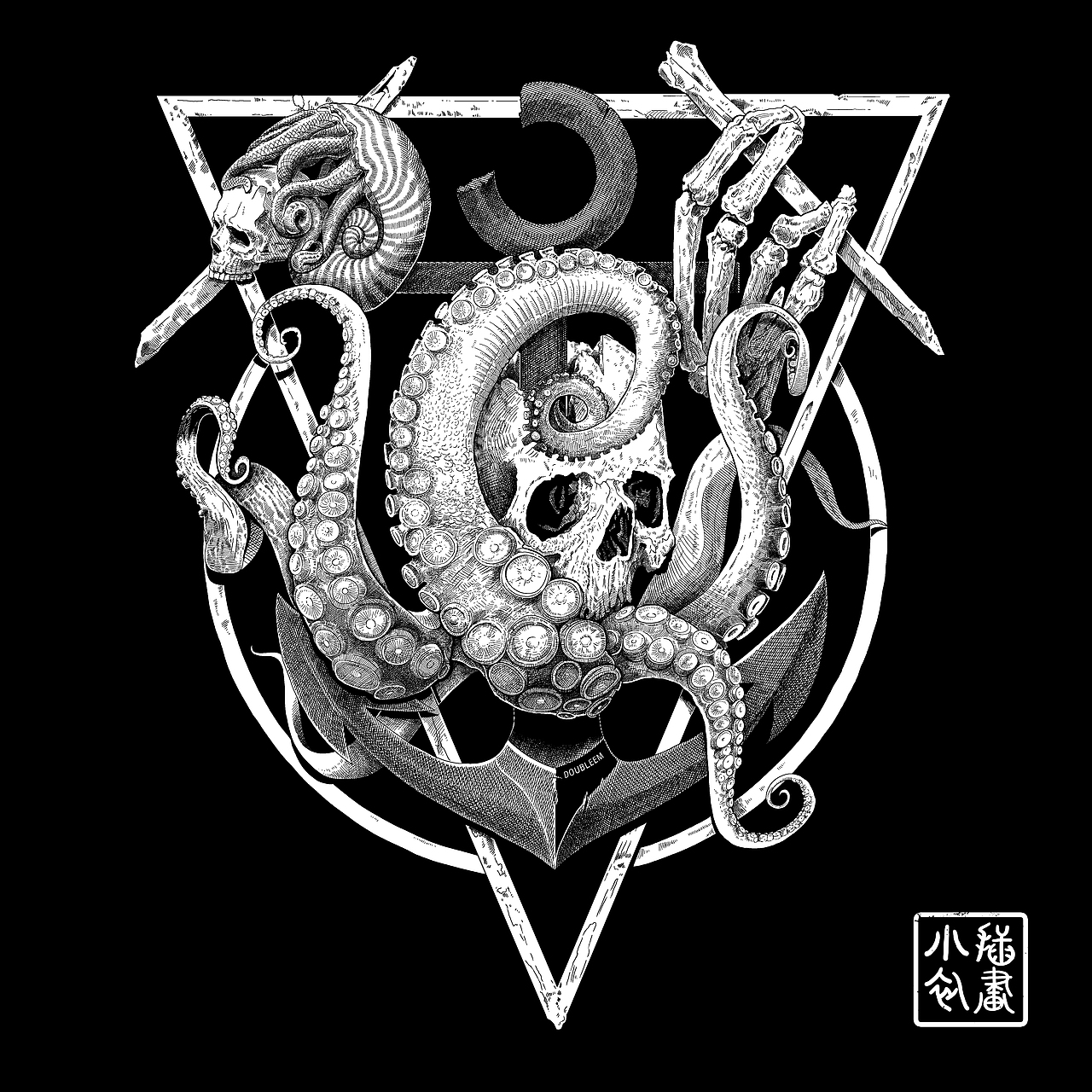 DOUBLEEM系列作品集合（二）（图ZMzA0ODA1MDI0） - 新锐潮流插画 - 站酷设计师小初插画原创素材 - 站酷ZCOOL