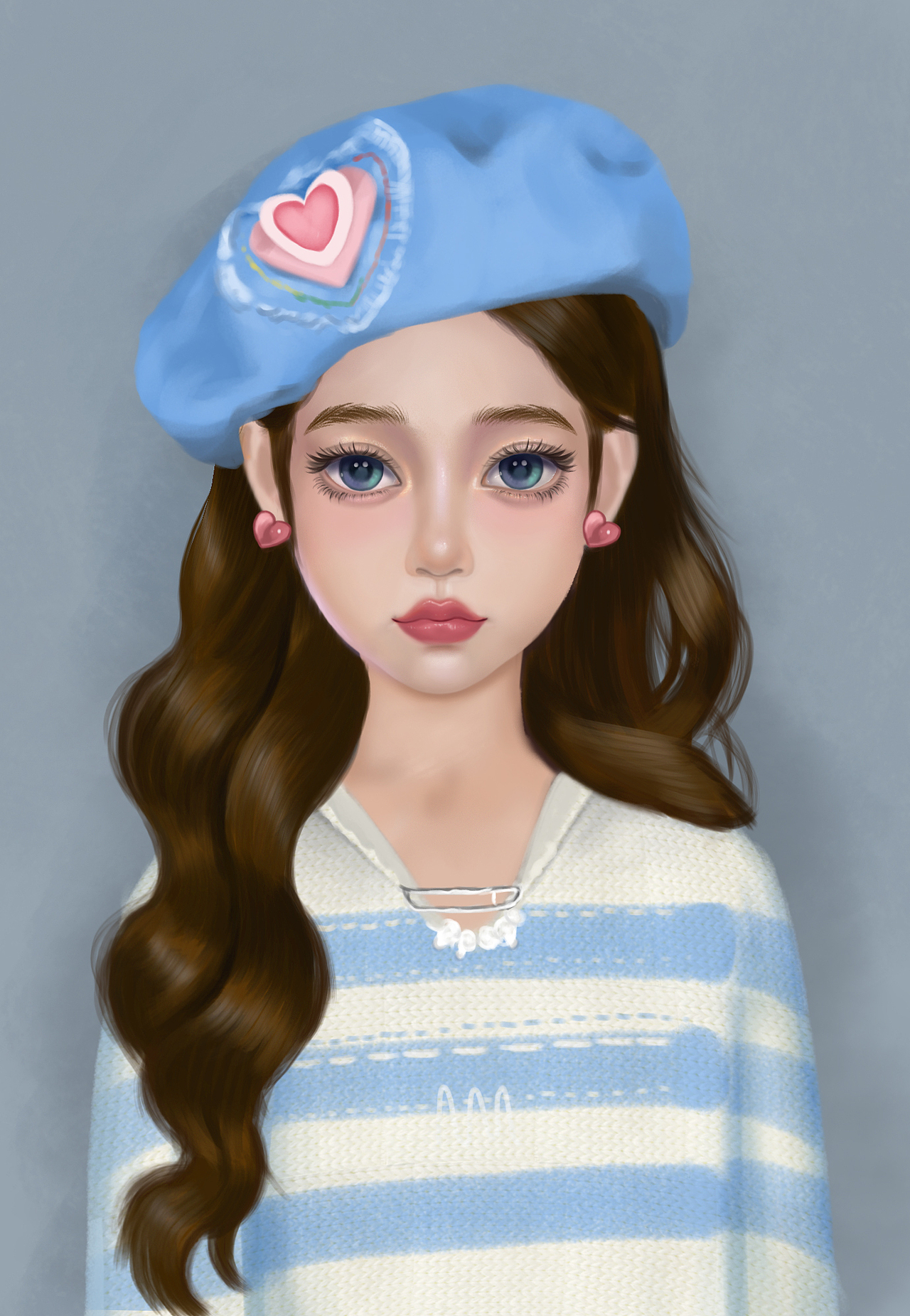 厚涂人像插画作品（图ZMzMyMjE2MjQw） - 创作习作 - 站酷设计师冲锋晓战队原创素材 - 站酷ZCOOL