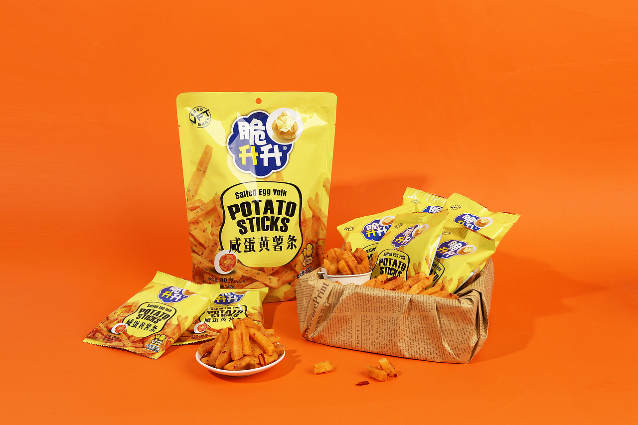 脆升升食品旗舰店 / 咸蛋黄口味薯条