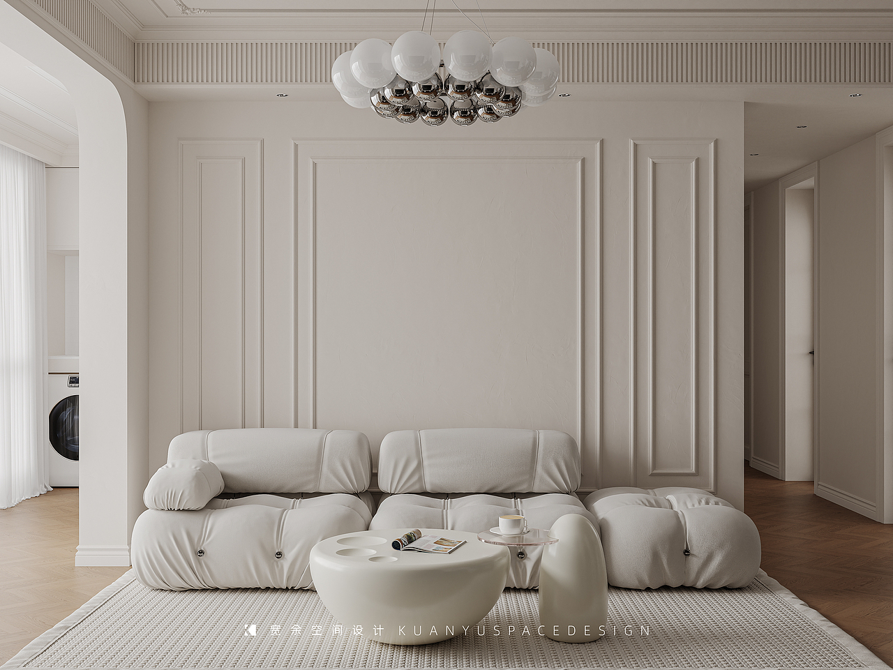 体验93平方米奶油风的温馨与舒适