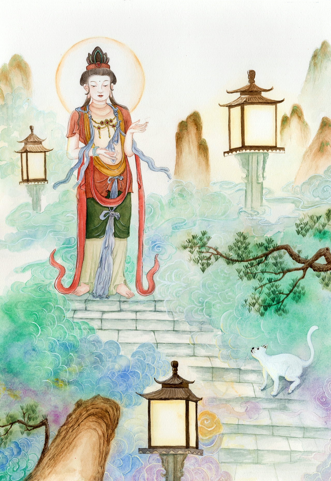 遇上（图ZMzQ5ODk1Nzk2） - 艺术插画 - 站酷设计师槿上fern原创素材 - 站酷ZCOOL