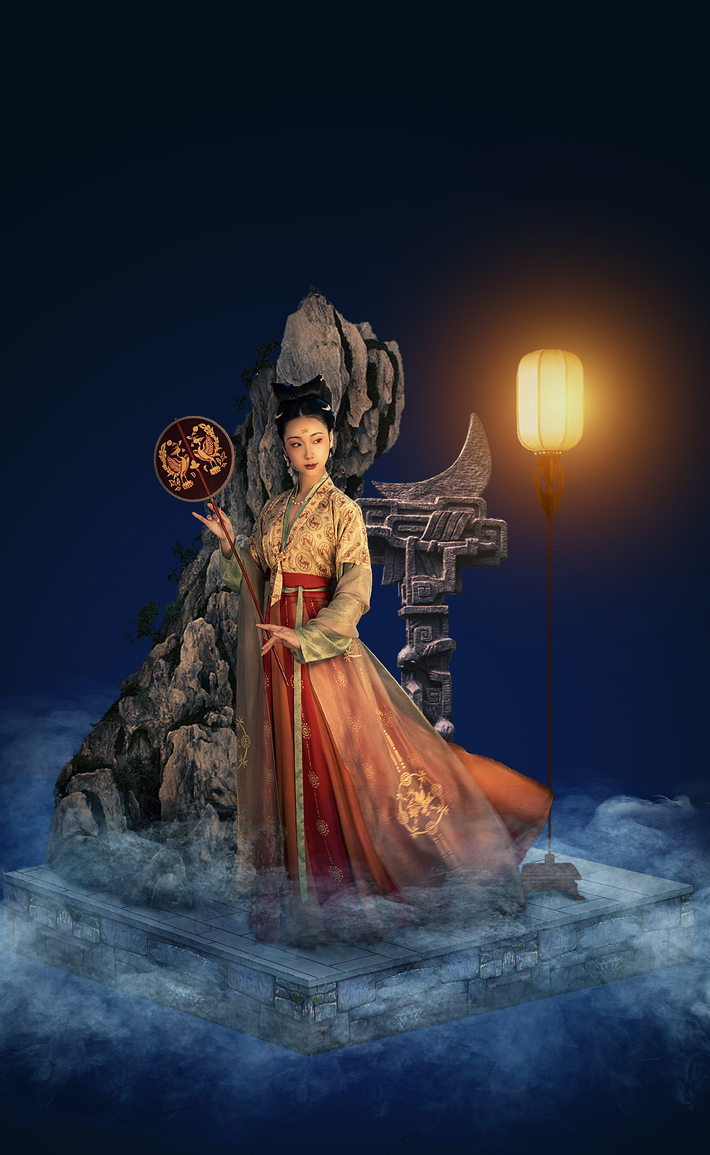 《夜》（图ZMzEwNDI1ODA4） - 其他平面 - 站酷设计师Ainne_D原创素材 - 站酷ZCOOL