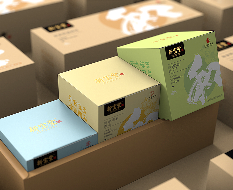 新宝堂×乘品牌 | 陈皮&茶，高调与你分享（图ZMzI5NDgyMTQ0） - 包装 - 站酷设计师广东乘沁堂原创素材 - 站酷ZCOOL