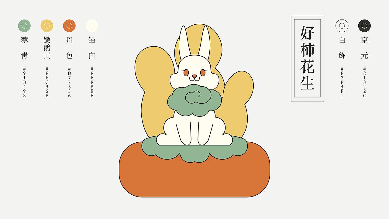 兔年IP吉祥物兔子IP-青云兔[版权已被买断 仅供展示]（图ZMzE3Nzg3OTMy） - IP形象 - 站酷设计师MANSHU漫舒原创素材 - 站酷ZCOOL