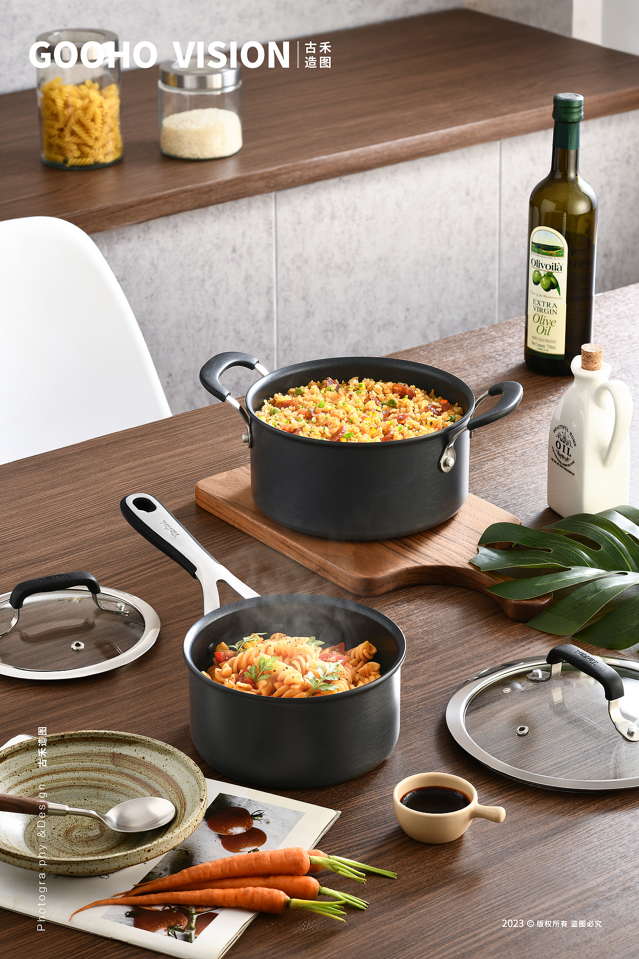 特福Tefal组合锅具拍摄丨古禾造图 GOOHO VISION