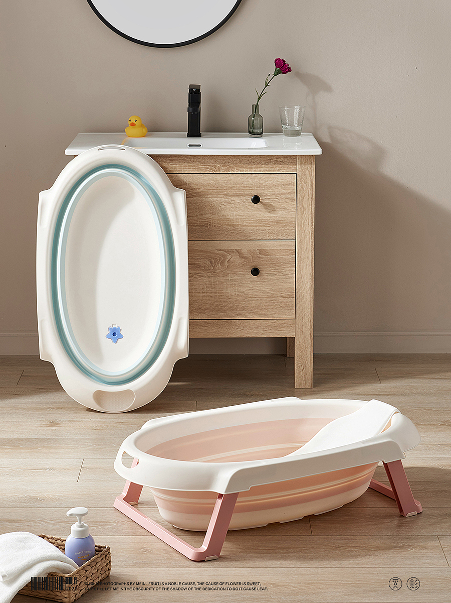 洗澡澡呀 - 一组婴儿浴盆拍摄