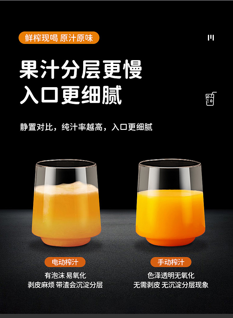 手动榨汁机车图详情页