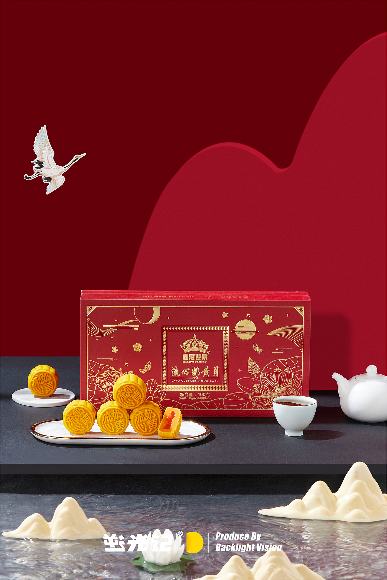 奶黄流心月饼 月饼礼盒拍摄（图ZMzMwNzE1Mzg4） - 美食摄影 - 站酷设计师会炒菜的谈师傅原创素材 - 站酷ZCOOL