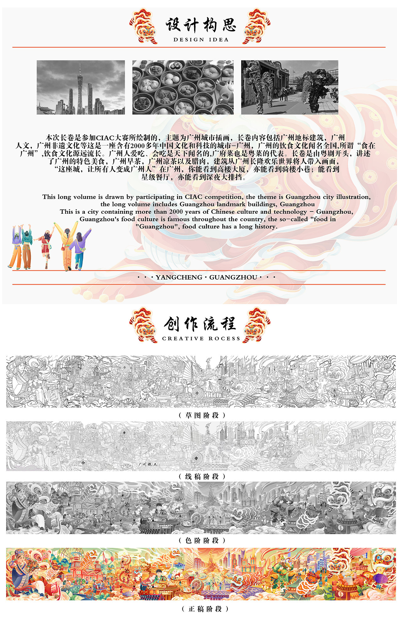 广州城市插画长卷（图ZMzU4NjI4Mjgw） - 商业插画 - 站酷设计师曈曈奶茶原创素材 - 站酷ZCOOL