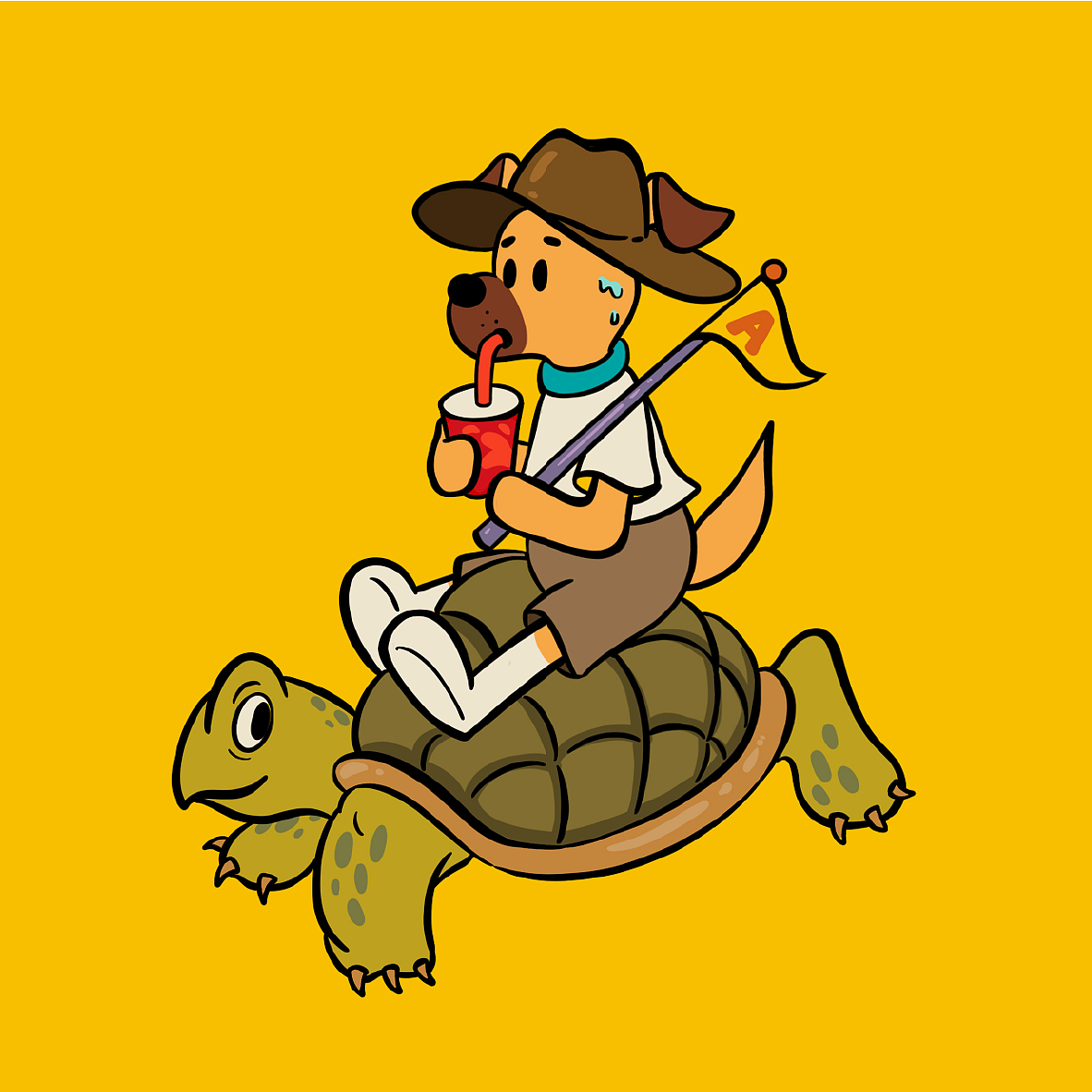 锅仔丁插画(日常+咖啡+生日系列)