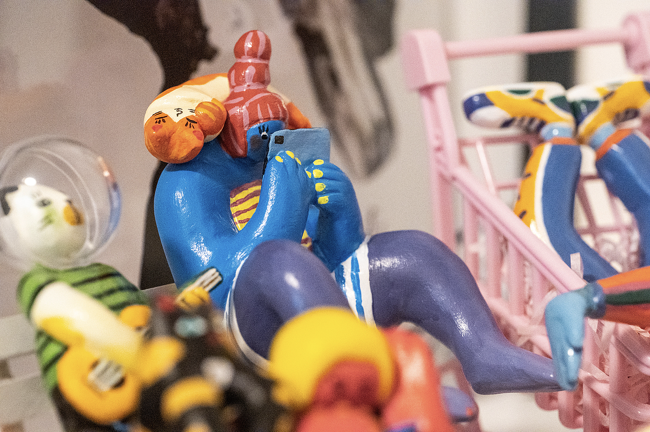 原创粘土作品|我和我的猫