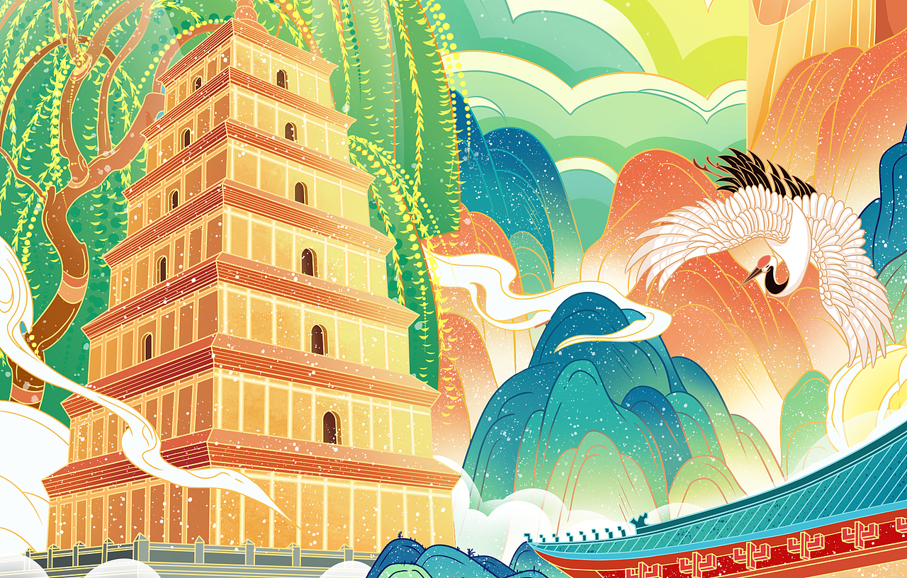 【西安】国风插画