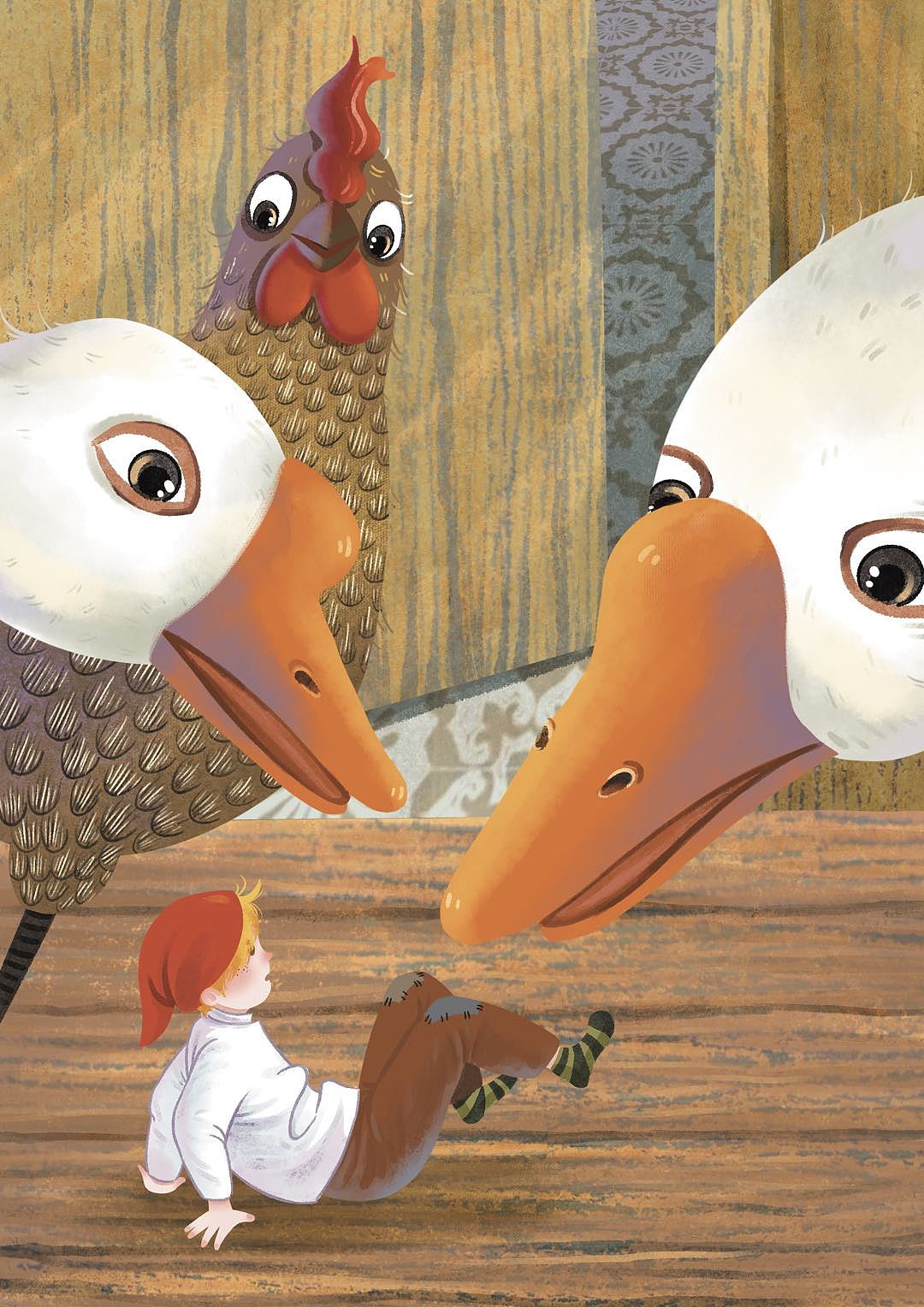 《尼尔斯骑鹅旅行记》插图