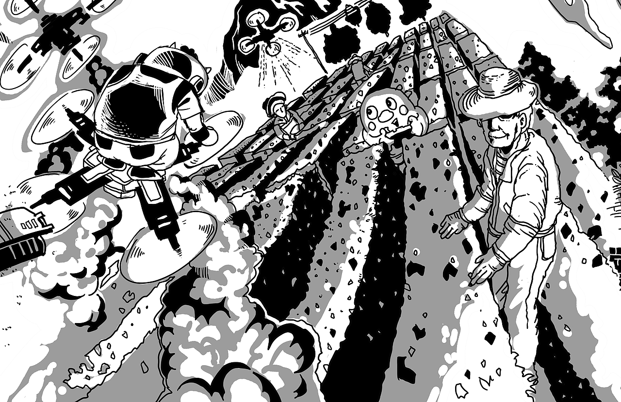 2022农业主题插画（图ZMzI3ODU3MDM2） - 单幅漫画 - 站酷设计师猫小灵原创素材 - 站酷ZCOOL