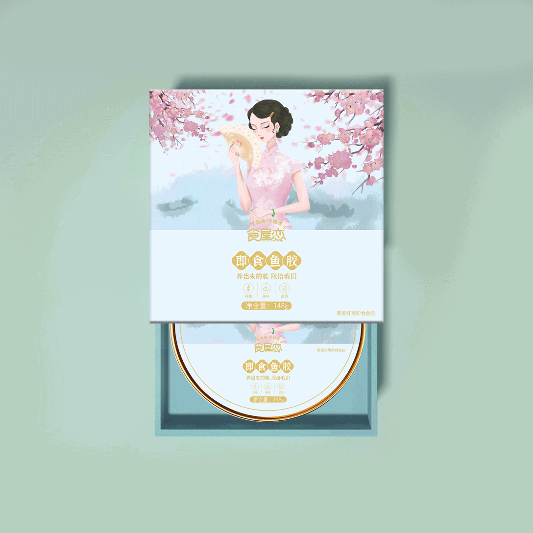 即食鱼胶 包装设计