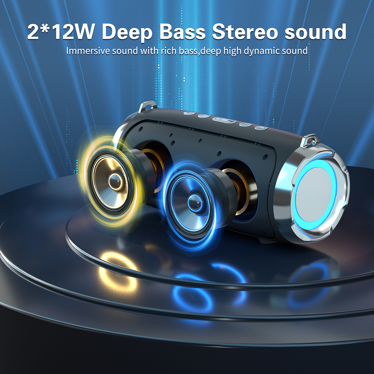 蓝牙音响麦克风 C4D渲染（图ZMzU5NTA4MDAw） - 电商 - 站酷设计师不良师哥原创素材 - 站酷ZCOOL