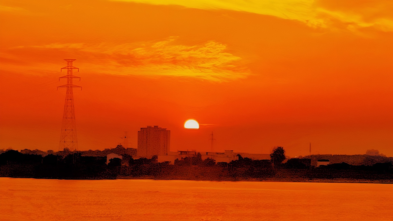 在日落时分，看天色渐浓（图ZMzQ1NjExNzYw） - 风光摄影 - 站酷设计师木末123原创素材 - 站酷ZCOOL