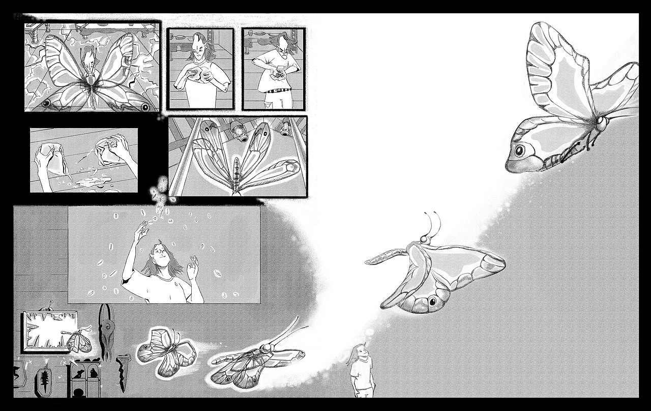 【原创漫画】《怪物猎人》(图ZMzE0MjUyNzA4) - 中/长篇漫画 - 站酷设计师Chiara_Xie原创素材 - 站酷ZCOOL