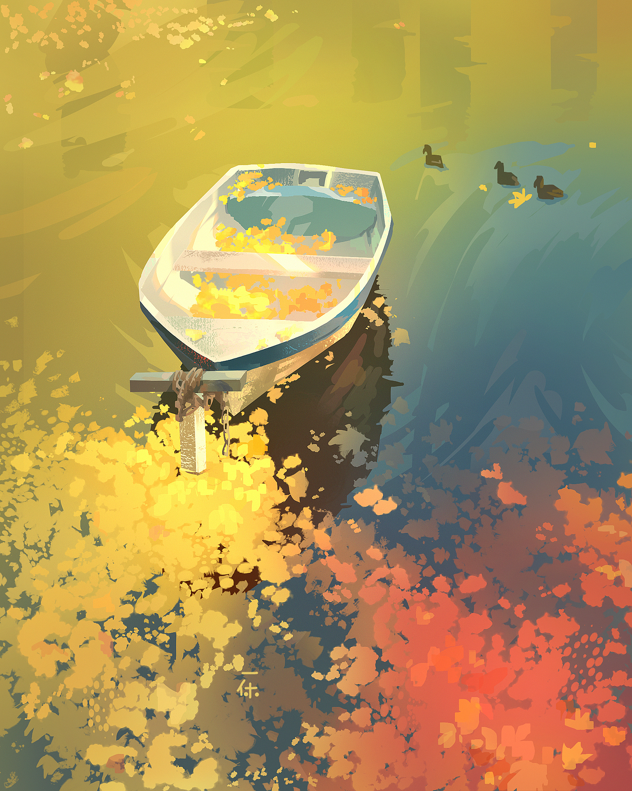 速涂作品《水》