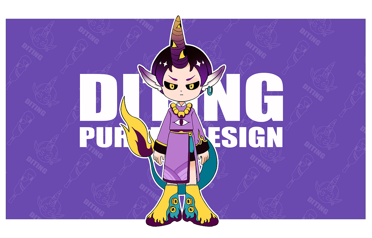 谛听DITING | IP形象设计（图ZMzAyNDczMDc2） - IP形象 - 站酷设计师言音purumi原创素材 - 站酷ZCOOL