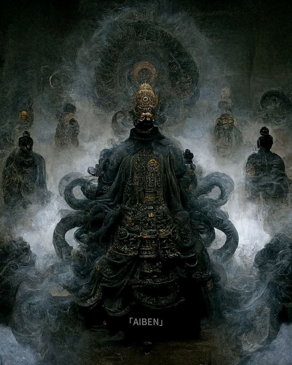 道诡异仙·中式克苏鲁（图ZMzE3MTE3MDQ0） - 商业插画 - 站酷设计师AIBEN本原创素材 - 站酷ZCOOL