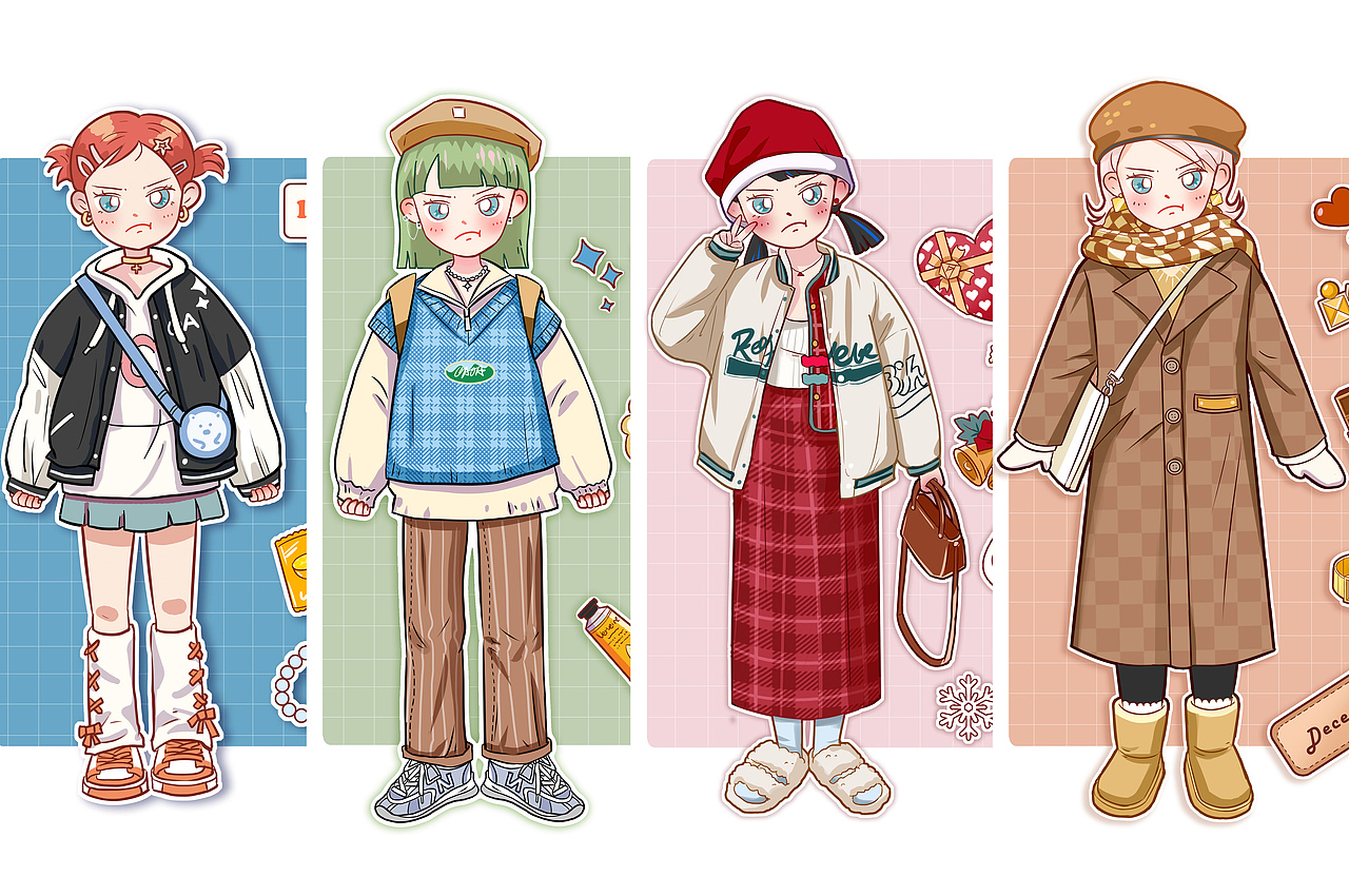 OOTD|穿搭贴纸合集