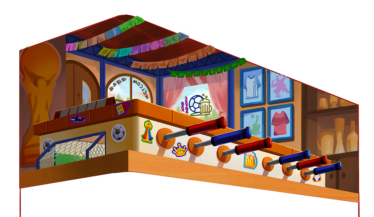 世界杯桌上足球裸眼3d动画短片