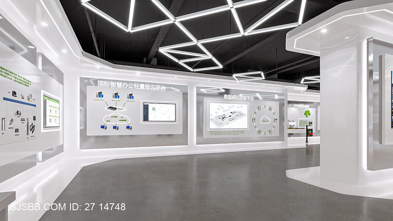 科技展厅白色系高大尚（图ZMjk3NzYxNjI0） - 场景 - 站酷设计师治术艺空原创素材 - 站酷ZCOOL