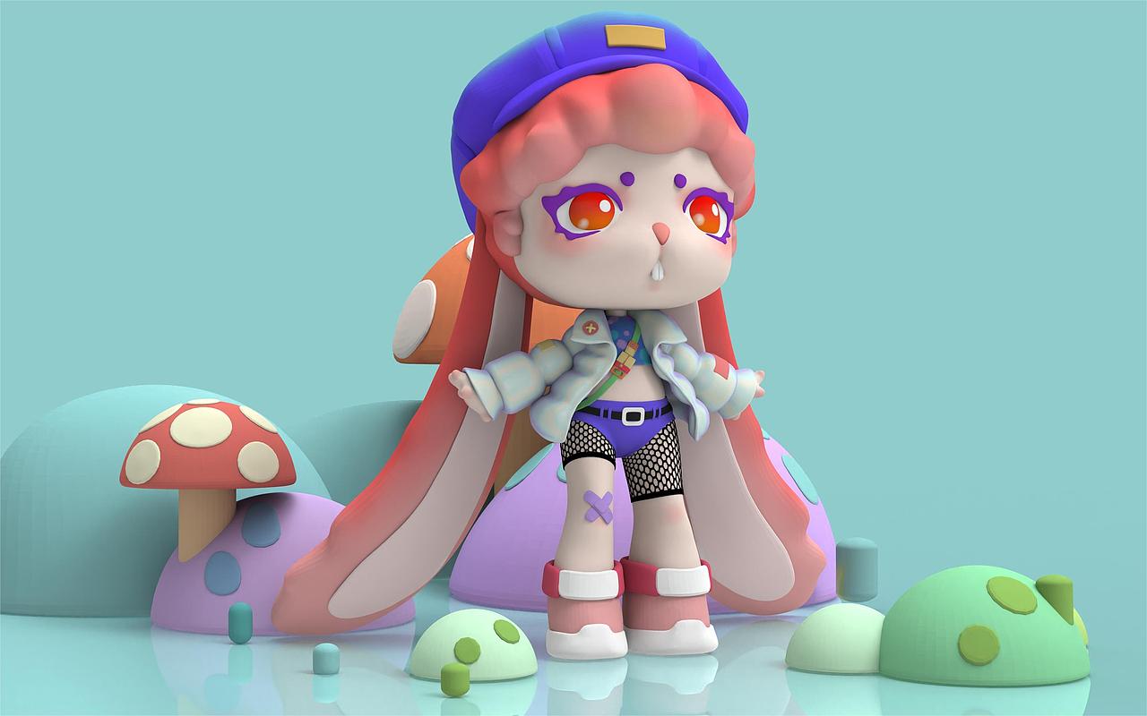 BUNNY TU（卯兔）（图ZMzI2MTY0MDUy） - 其他三维 - 站酷设计师山也拾墨原创素材 - 站酷ZCOOL