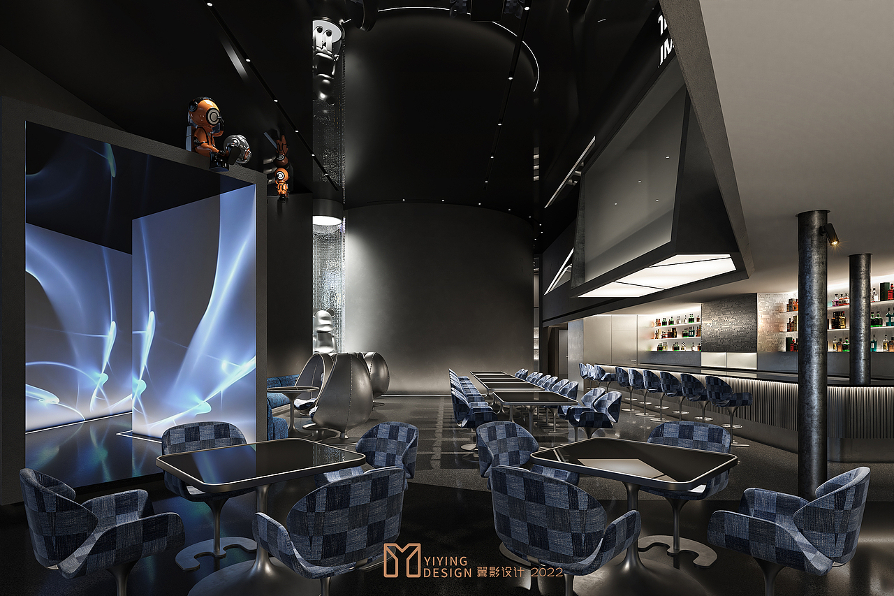 汽车主题餐厅┃餐饮┃效果图