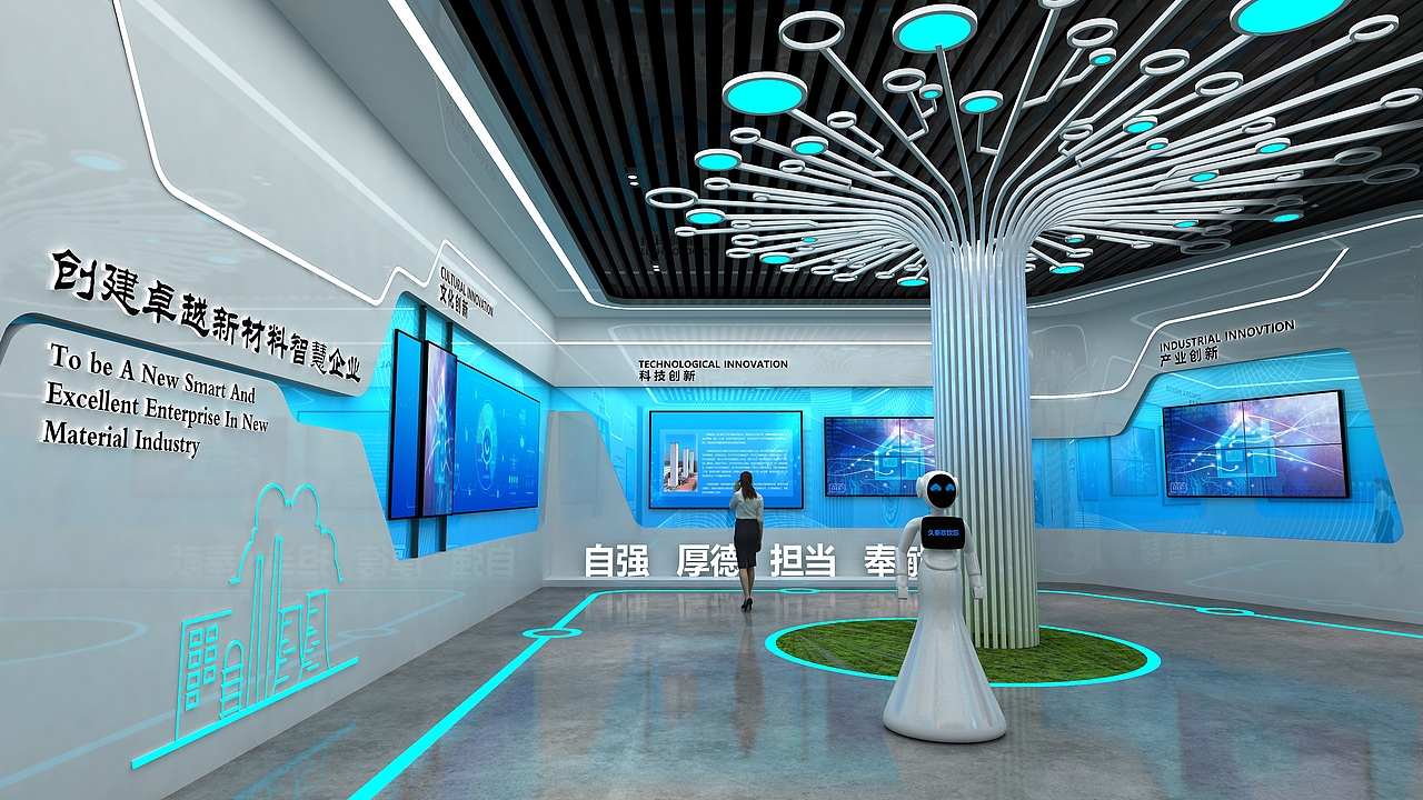 科技展厅（图ZMzI2MzExNzEy） - 其他三维 - 站酷设计师石木行空原创素材 - 站酷ZCOOL